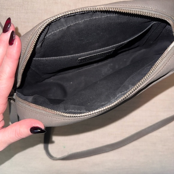 Yves Saint Laurent Gray Leather Crossbody Bag - Picture 10 of 10